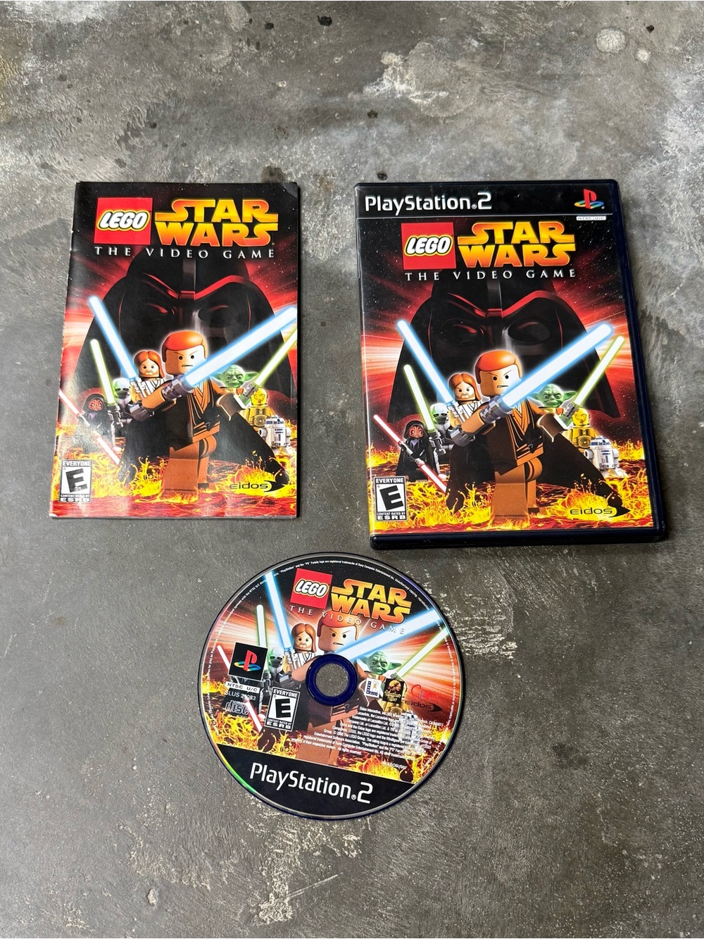 LEGO Star Wars The Video Game PS2 Black Label Complete CIB